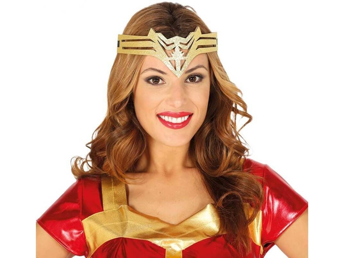 Diadema DISFRAZZES Mujer Maravilla Dorada (Talla: Talla Universal )