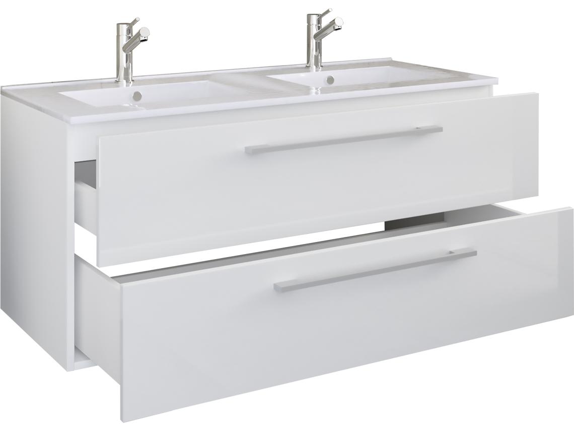 Mueble de lavabo doble de 2 piezas Budasi Vcm