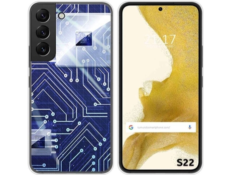 Carcasa Samsung Galaxy S22 5G TUMUNDOSMARTPHONE Dibujos Circuito Multicolor