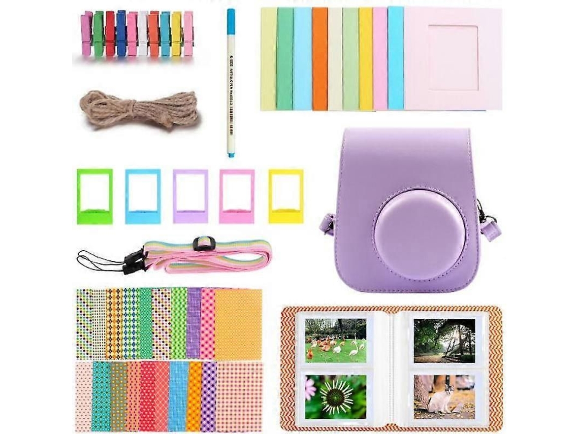 Estuche mini con correa para el hombro / marco / álbum colgante para la cámara instantánea Fujifilm Instax Mini 11 TAISHENGDA
