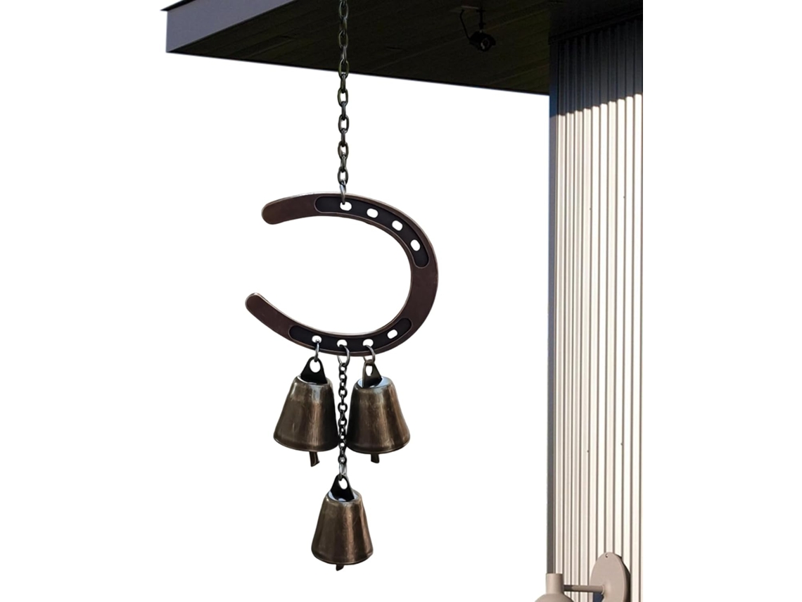 Campana De Viento, Aleación Inoxidable, A La Luz, Decoración Compacta, Decoración De Pared Con Herradura, Para Familia,