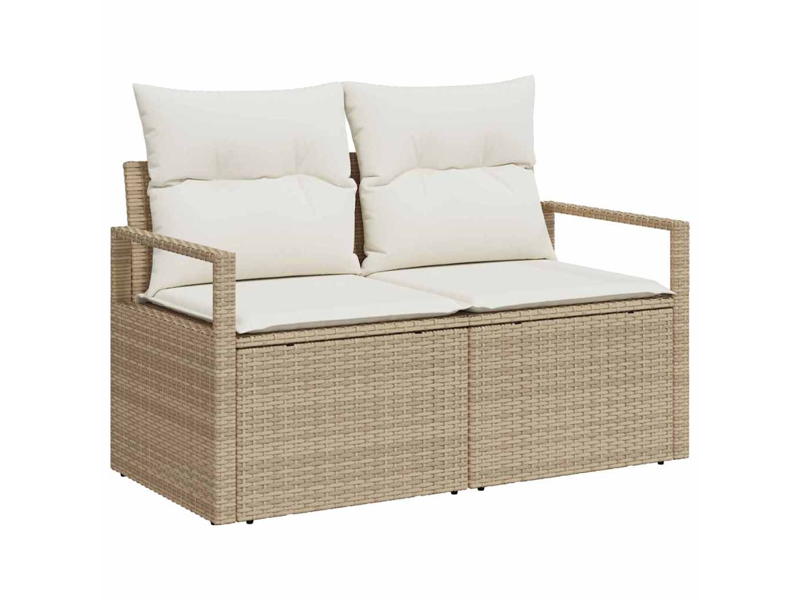 Maison Exclusive - Sofá De Jardín Con Cojín 120 X 62 X 69 Cm. Ratán Sintético