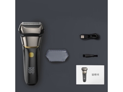 Afeitadora Eléctrica De 3 Cabezas Para Hombres, Recargable, Impermeable, Seca Y Húmeda, Trimmer De Barba