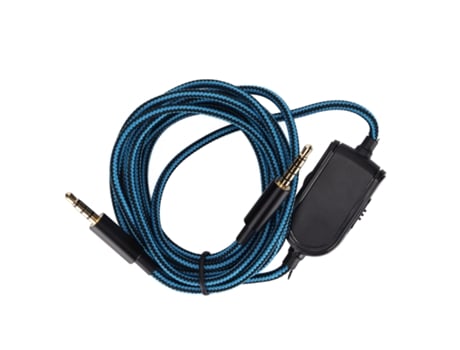 Cable de auriculares Cable de audio de repuesto con función de silencio de control de volumen para Astro A10 A30 A40 A50 tipo A ZMDECQNA