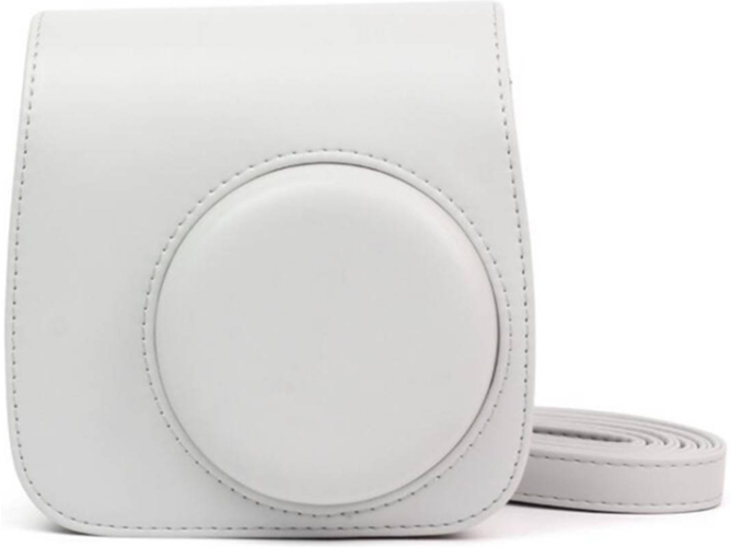 Estuche WJS Piel Fujifilm Instax Mini 8/Mini 8+/Mini 9 Instant Camera (Blanco)