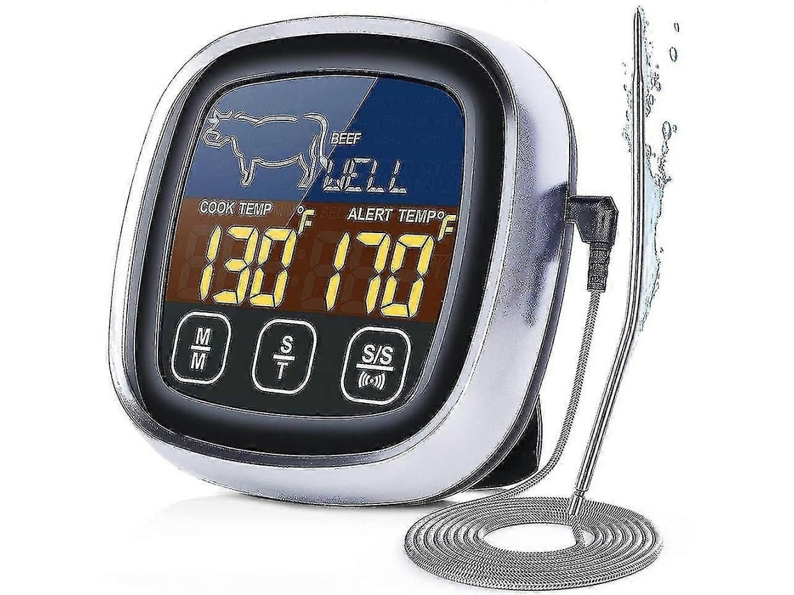 Cocina Taquaritinga con Carne Digital, Carne Asada, Tacitação Churrasco, Digital con Temporizador LCD, Sonda de Temperatura GOKOCO