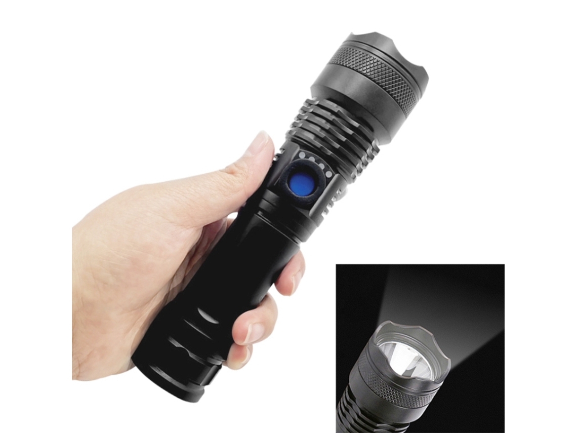 Mini linterna portátil recargable por USB con LED de alta intensidad en XPE