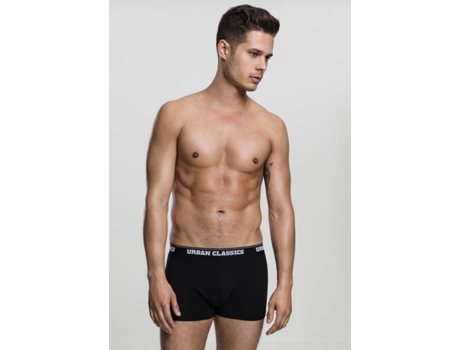 Boxers URBAN CLASSICS Modal Hombre (XXL - Negro)