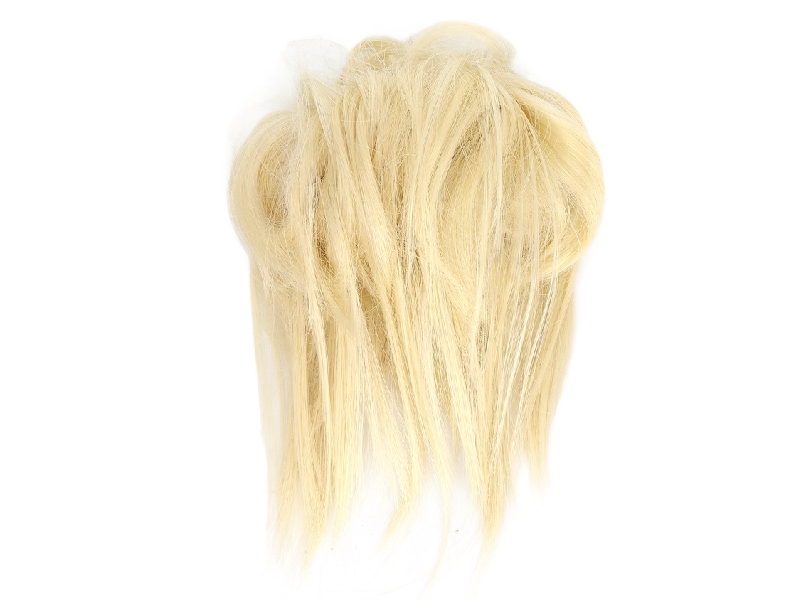 Peluca De Moño Despeinado Ajustable Con Banda Elástica Natural Para Mujeres Y Niñas Tousled Hair Bun Wig Q17-613