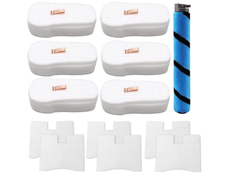 Kit de cepillo principal y filtro de fieltro de espuma de repuesto para Shark Hz2000, Hz2002, Hz251, filtro de aspiradora con cable
