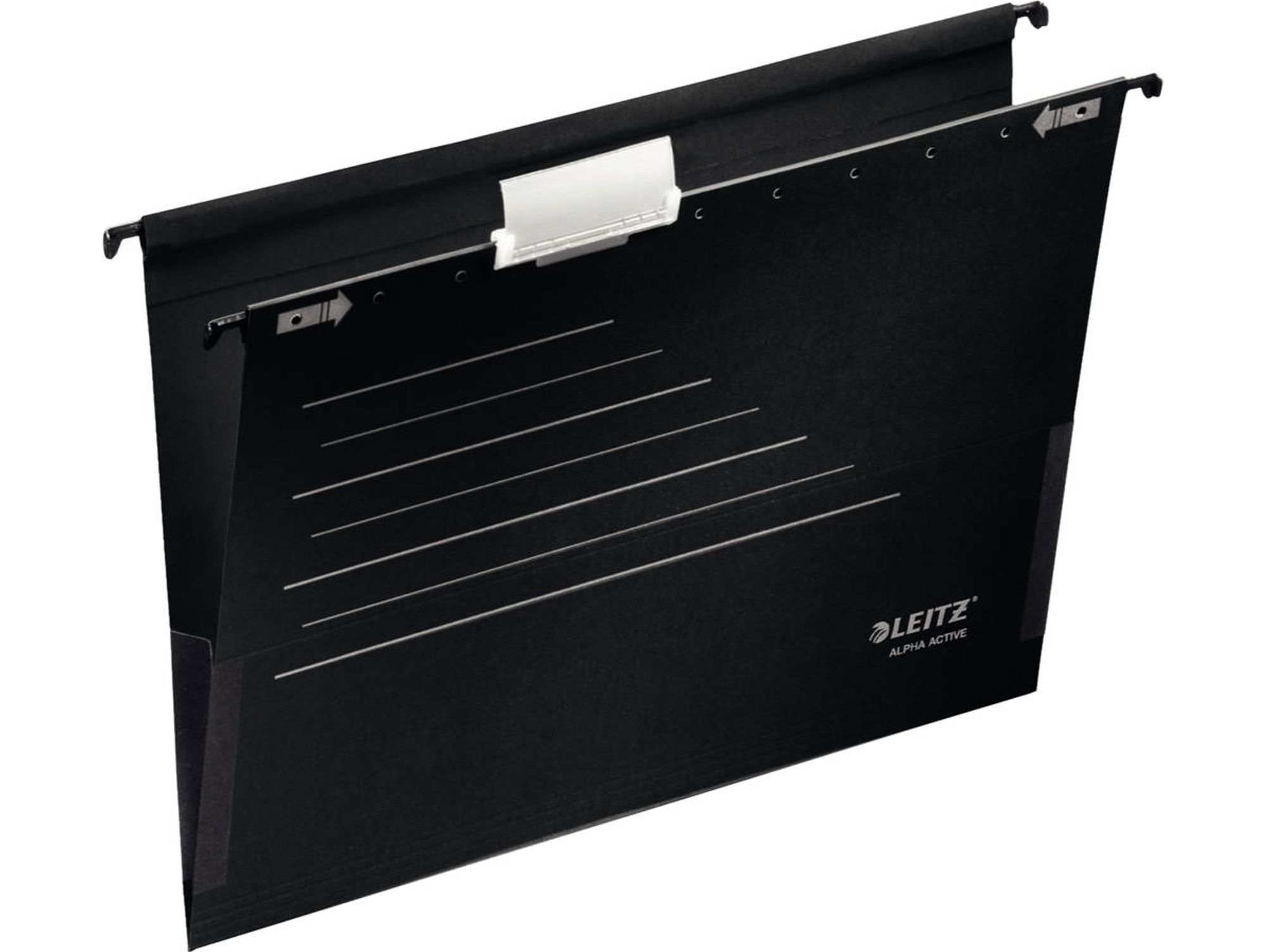 Carpeta LEITZ Alpha Active (Negro - A4 - 34.8x26cm - Cartón)