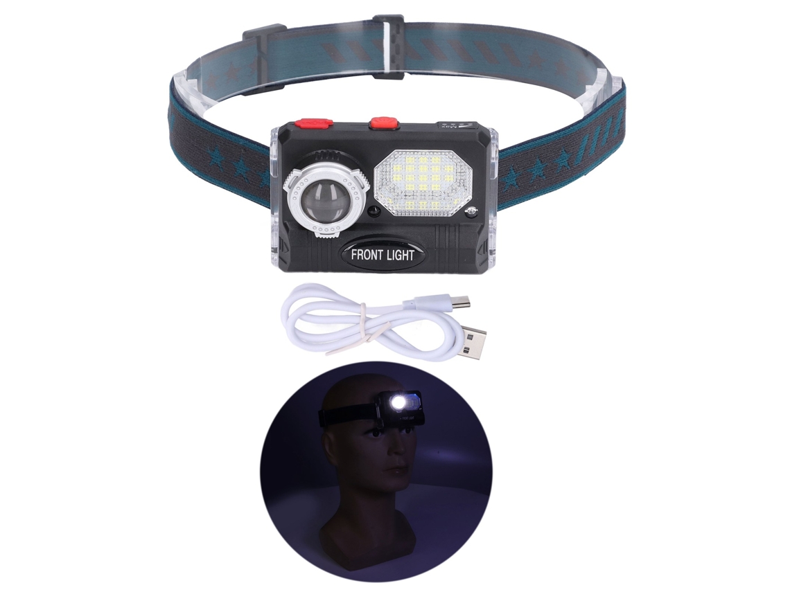 2026-linterna Frontal Led Multifuncional Con Inducción, Carga Usb, Resistente Al Agua, Para Exterior