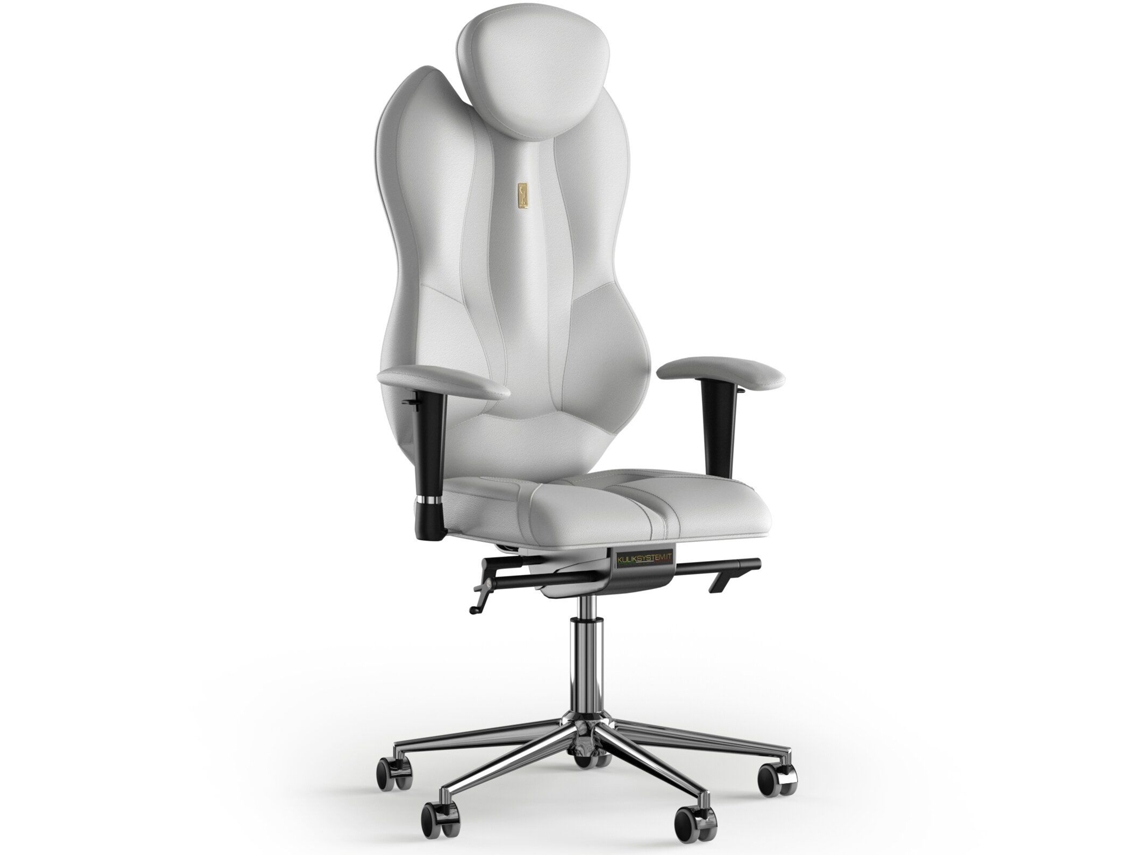 Silla de Oficina KULIK grand Cuero (Branco -130x50x50cm)