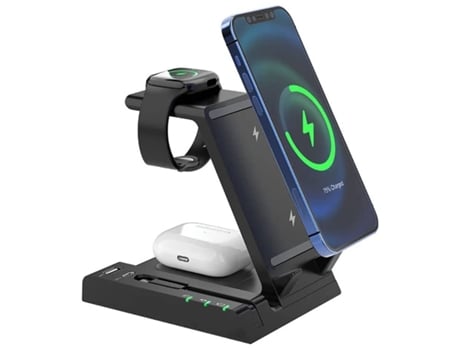 Estación de Carga Sem Rápido para iPhone 8 YIZHOOD Negro