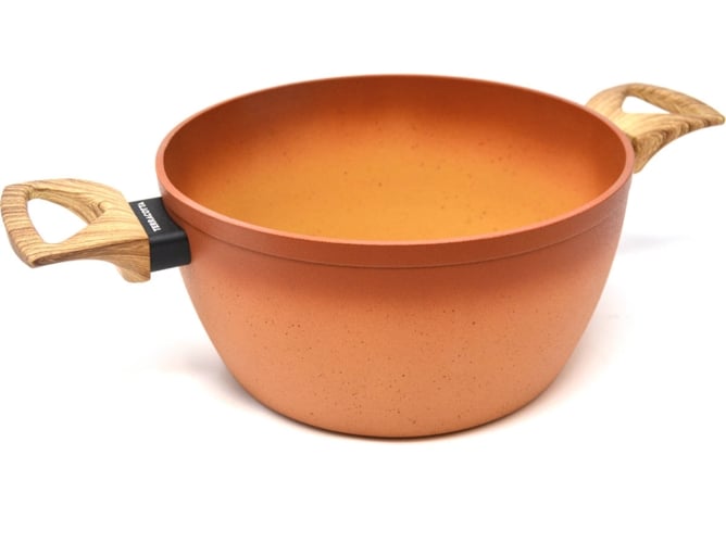 Olla Terracotta 28 cm cacerola con tapa amercook ter0528