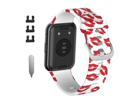 Correa de Silicona para Huawei Watch Fit - labio rojo