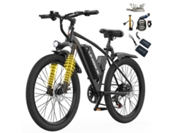 UNIBIKE Q7 Bicicleta eléctrica urbana para adultos - Motor 250W, batería 36V 10Ah