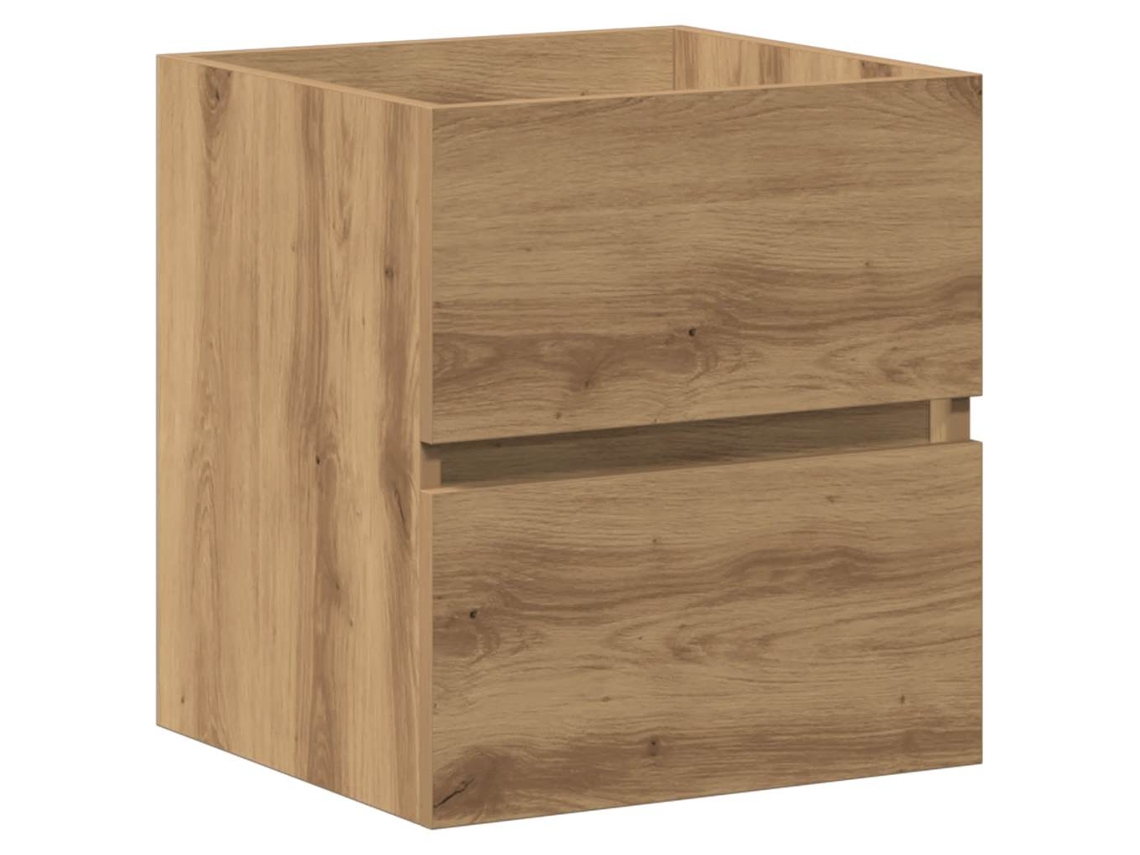 Maison Exclusive - Mueble Para Lavabo De Baño, Roble Artesanal, 41x38,5x45 Cm, Madera De Ingeniería