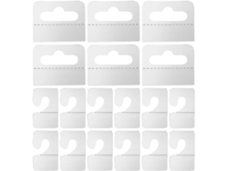 Ganchos Adhesivos Transparentes Pvc 200 Piezas 100 Ganchos