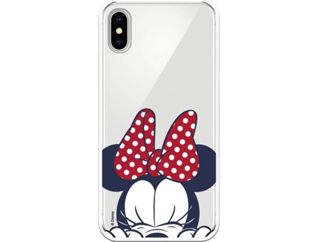 Funda Apple iPhone XS LA CASA DE LAS CARCASAS Minnie (Transparente)