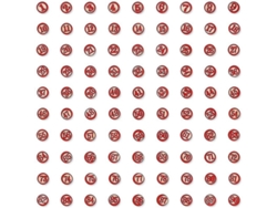 Fichas Italianas Para El Juego De Tómbola, 90 Piezas Antiguas De Madera Numeradas Del 1 Al 90 Para Bingo, Loterías, Juegos Y Manualidades.
