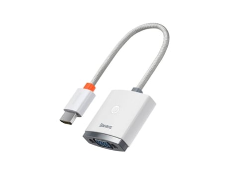 Adaptador BASEUS Hdmi para Vga Mini Jack 3.5Mm Blanco