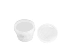 Recipiente Transparente Apilable Para Refrigerador Con Desagüe Para Jengibre Y Ajo.