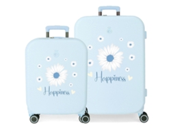 Juego de maletas Enso Happiness azul claro (70 x 48 x 28 cm - 116 l)