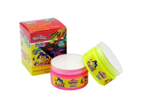 4 70 Ml Néon Dedo Pintar 70 Ml Coloridoplay-Doh