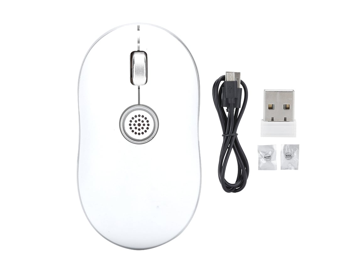 Ratón Inalámbrico Recargable De 2,4 Ghz Con Aromaterapia Para Oficina En Casa, Portátil Y Ordenador Portátil.