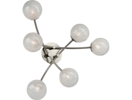 Lámpara de Techo SULION Bola de Cristal (25W - Metal)