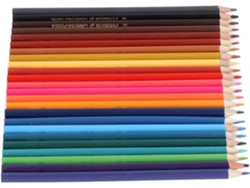 Lápices De Colores Para Dibujar, Colores Vibrantes, Trazo Suave, Para Niños, 24 Unidades.