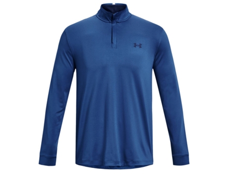 Camiseta Unisex para Golf UNDER ARMOUR GOLF Longa Zíper Playoff Azul (M)