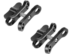Adaptador De Trípode 2x Para Rótula Con Abrazadera De Buceo, Clip De Mariposa, Cámaras Cnc, Slr, Go