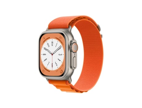 Correa NylonSense Alpine L (muñeca de 165 mm a 210 mm) para Apple Watch Series 9 Aluminio - 45 mm - Naranja