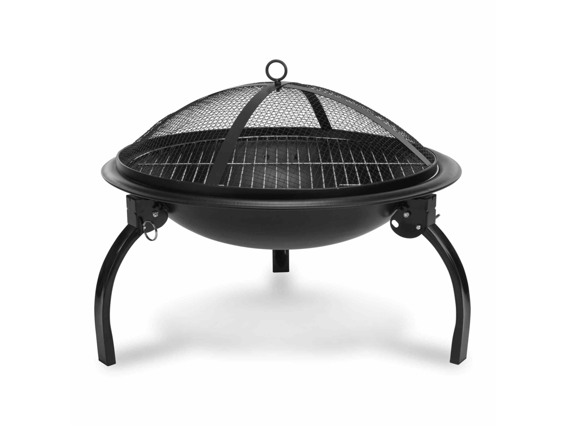 Lareira De Jardín Fieldmann Fzg 1020 De Acero 54,5 Cm Negra