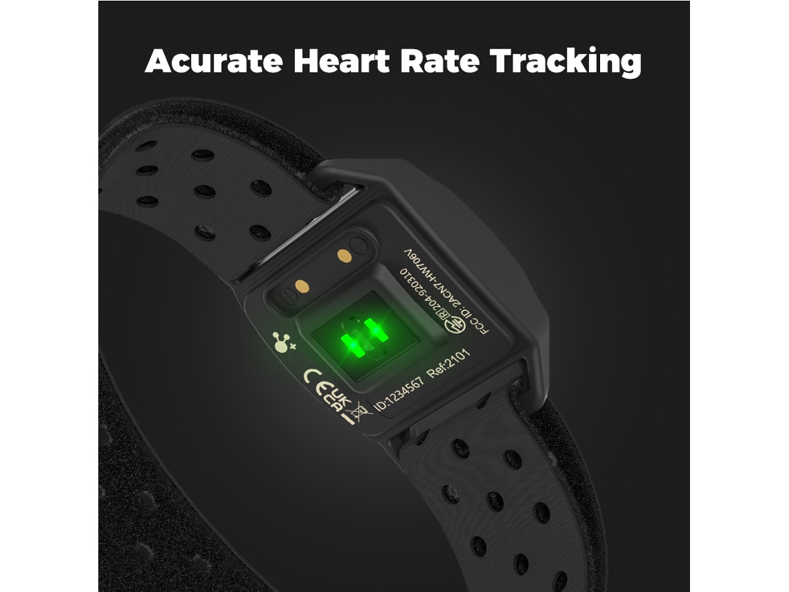 Monitor De Frecuencia Cardíaca Recargable Para Brazo Con Bluetooth/ant+ Para Entrenamiento Físico, Correr, Yoga Y Resistente Al Agua.