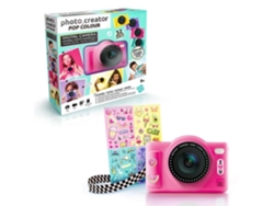 Cámara digital Photo Creator Pop color rosa con tarjeta SD de 8 GB incluida CLK 042 Canal Toys