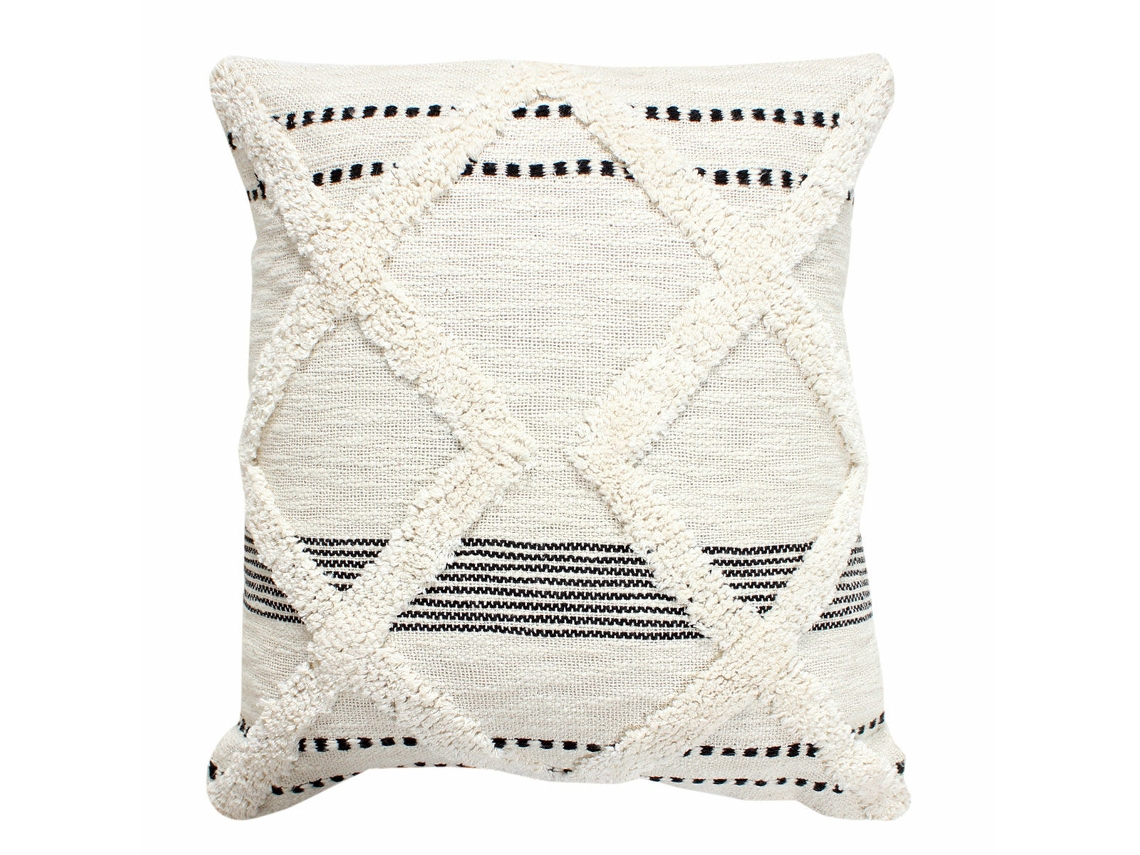 Cojín SIGNES GRIMALT Geométrico Blanco 45x10x45 cm