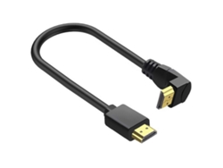 Cable HDMI 2.0 macho flexible LALAMOLI para HDTV con codo de 90 grados, compatible con 4K60Hz para televisores de pared