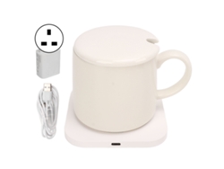 Calentador De Tazas De Café Inalámbrico Cargador De Teléfono Rápido 50°c Con Taza 100‑240v