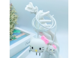 Cubierta Protectora Para Cargador Funda De Silicona Suave De Dibujos Animados Lindo Para Cargador Ios 20w 18w Set De Gatito Kitty