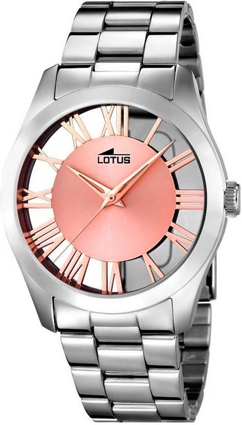 Lotus Watches Reloj para mujer de cuarzo con correa en acero inoxidable 181221