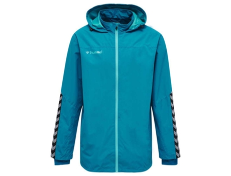Abrigo para Hombre HUMMEL Authentic All Weather Azul para Fútbol (176 cm)