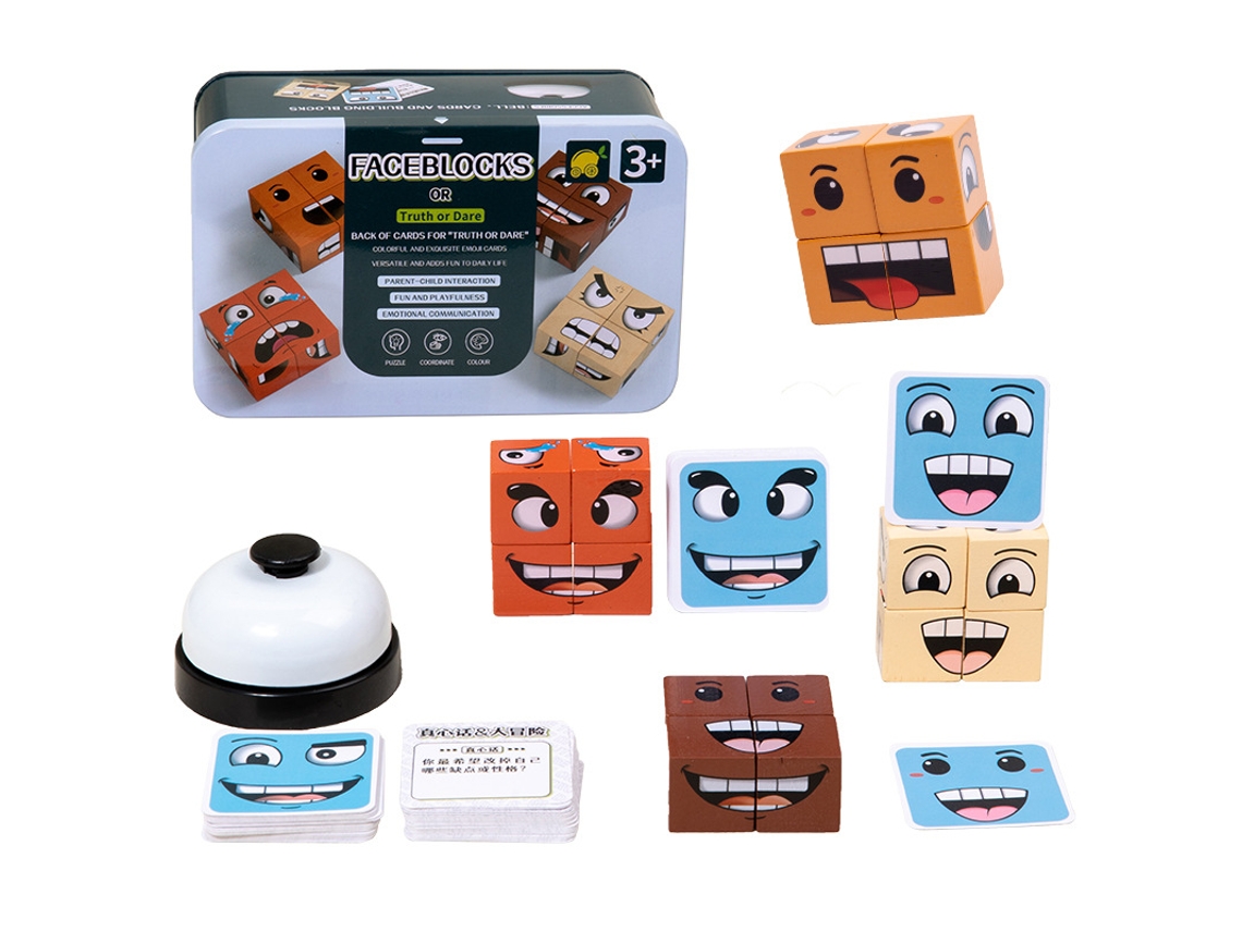 Bloques Transformadores Para La Expresión, Juegos Interactivos Para El Hogar, Juguetes Educativos Para La Inteligencia Emocional.