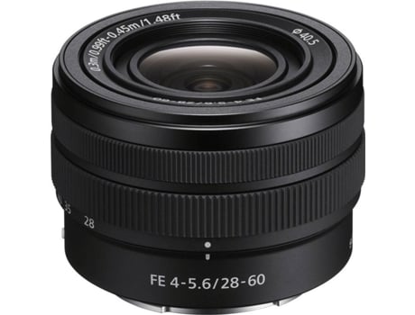 Objetivo SONY FE 28-60mm F4-5.6 (E-Mount - F/5.6 - F/4)
