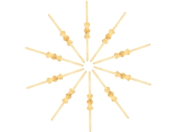 400 Piezas Clips Dorados Candelabros Conectores Cristal 40 Fijación Metálico Lámparas Techo Plafones