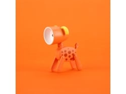 Lámpara de mesa LED decorativa Mini Cachorro Naranja