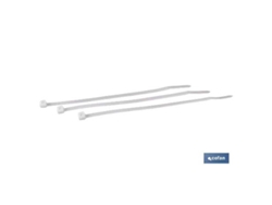 Bridas nylon blanco 4,8 x 250 mm   caja 100 unid.