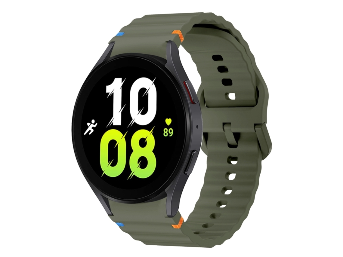 Correa para Samsung Galaxy Watch 5 (40 mm/44 mm) - Silicona cosida con diseño de ondas